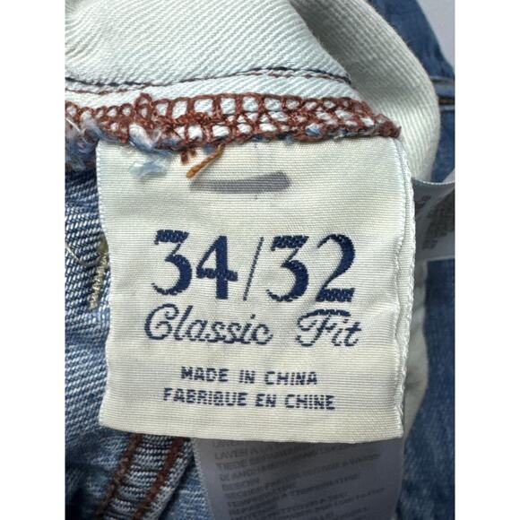 Tommy Bahama Men's Classic Fit Straight Blue Denim Jeans - 34x32 (33x31) - Picture 5 of 6